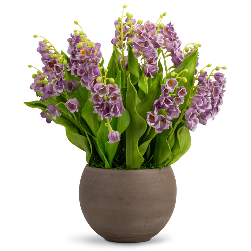 Veda RealTouch Muguet Arrangement, Periwinkle