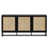 Black/Rattan