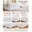 Jupe de lit matelassée à motif cachemire 54 po x 75 po 18 po Greenland Home Fashions-922942165-922942166