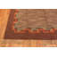 Grand tapis kilim scandinave suédois rétro Earthy