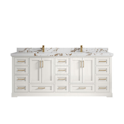84 po Boston X P 22 po Meuble-lavabo double D