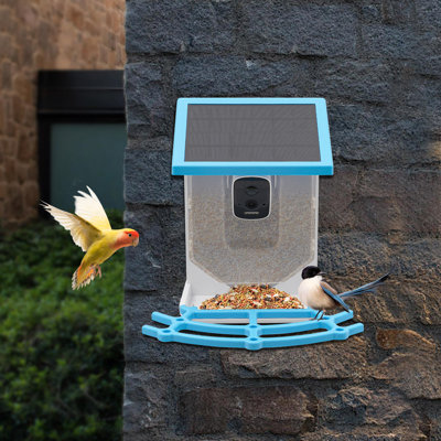Solar Powered Bird Feeder with Camera