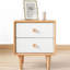 Table de chevet 2 tiroirs Modern