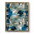 Toile avec cadre noyer