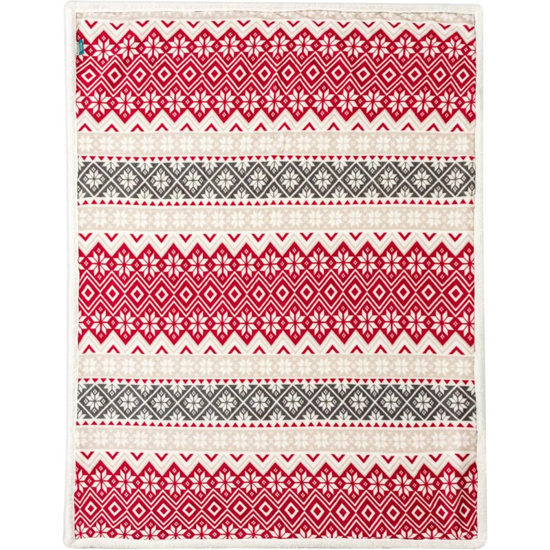 Jeté en sherpa en microfibre polaire