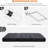 6-Inch Tri-Fold Mattress, Foldable Floor Sofa Bed with High-Density Support Foam & Tufted Design