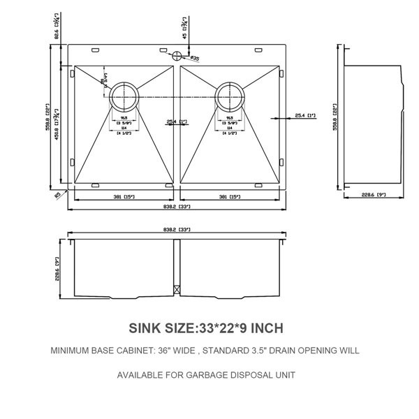 Dimensions du produit