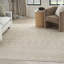 Tapis géométrique beige en polypropylène tissé à la machine Julicia-1183471693
