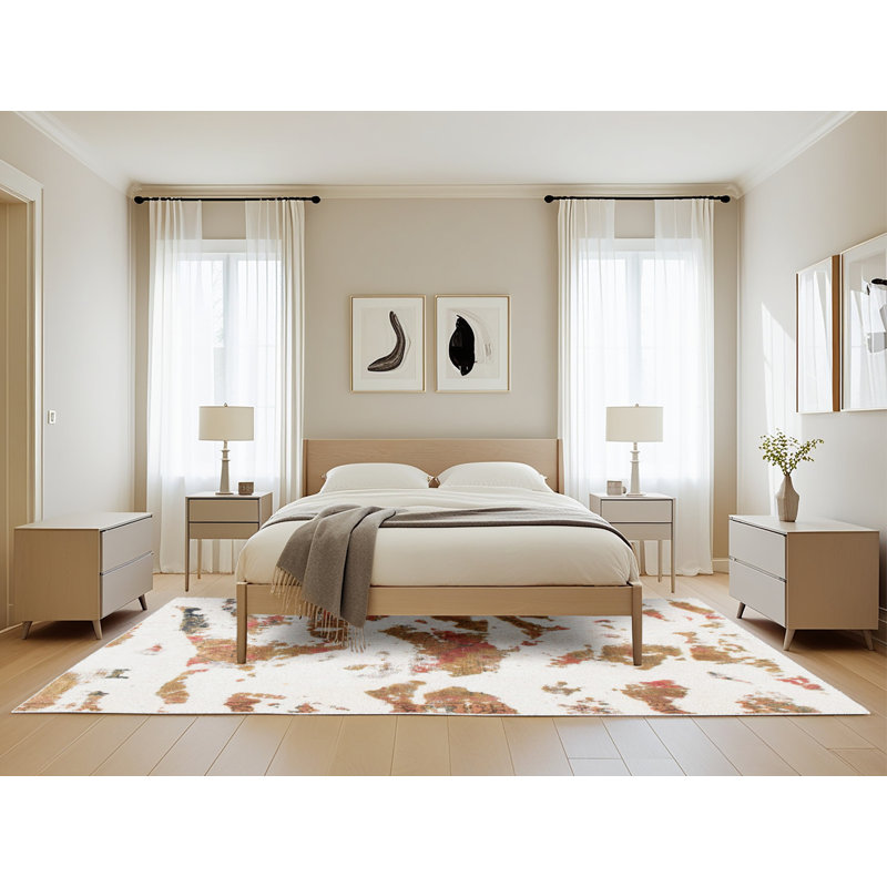 Tapis abstrait moderne 987, Rectangle 5 pi x 8 pi