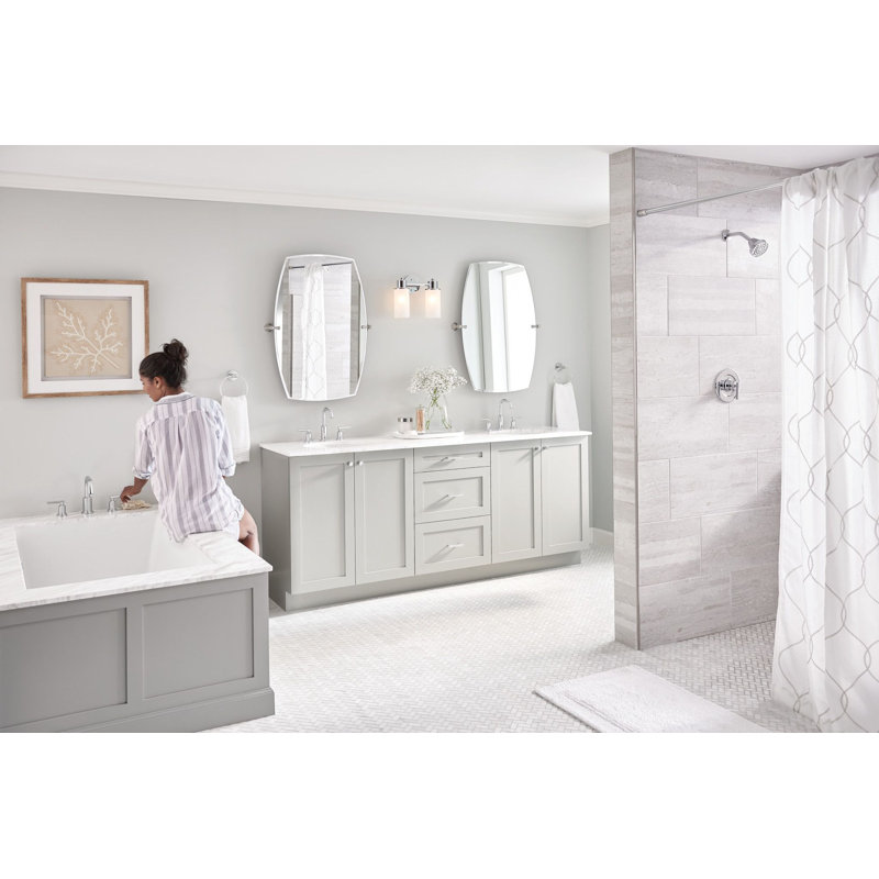 Moen Gibson Posi-Temp Pressure Balancing Eco-Performance Modern Shower Only Trim, Valve Required, Chrome