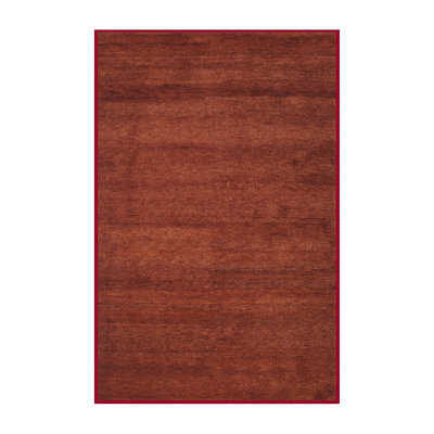 Tapis contemporain brun