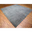 12'x12' Krypton Gray Hand Knotted Modern Grass Design Square Oriental Rug 7C4586384C9642A49B3EEE06F1E4DF65