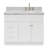 Hamlet 43 " W Freestanding Standard Free Standing 1 Single Vanity Bathroom Vanity With Carrara Marble Top-70315850