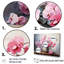 «Pink Soft Grey Pansy Vase Elegance - Pensies», ensemble d'art mural-107763863-107763865