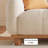 Log cream style simple fabric sofa set