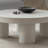 Cream style creative round coffee table