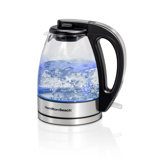Hamilton Beach® Compact 1 Liter Glass Electric Tea Kettle with Cordless Serving, Auto-Shutoff & Boil-Dry Protection