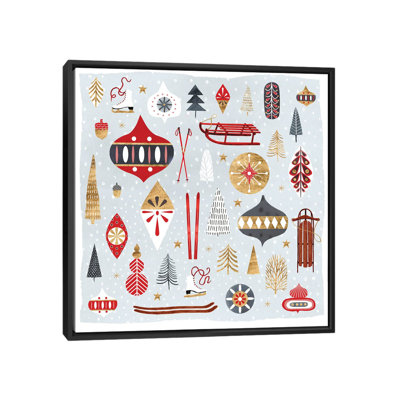 «Christmas Chalet IV» par Victoria Borges - impression sur toile