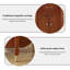 Retro Brown Record Player with Bluetooth Speaker Integrated Phonograph and CD Playback
