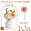 Boîte combinée de fleurs artificielles pour bricolage mariage bouquet de douche
