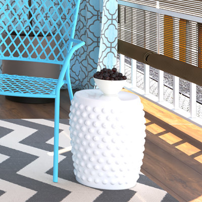 Allyssa Ceramic Accent Stool