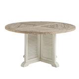 Hatteras Round Solid Wood Dining Table