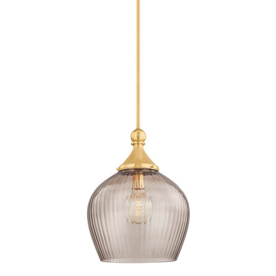 Chatton Pendant in Aged Brass