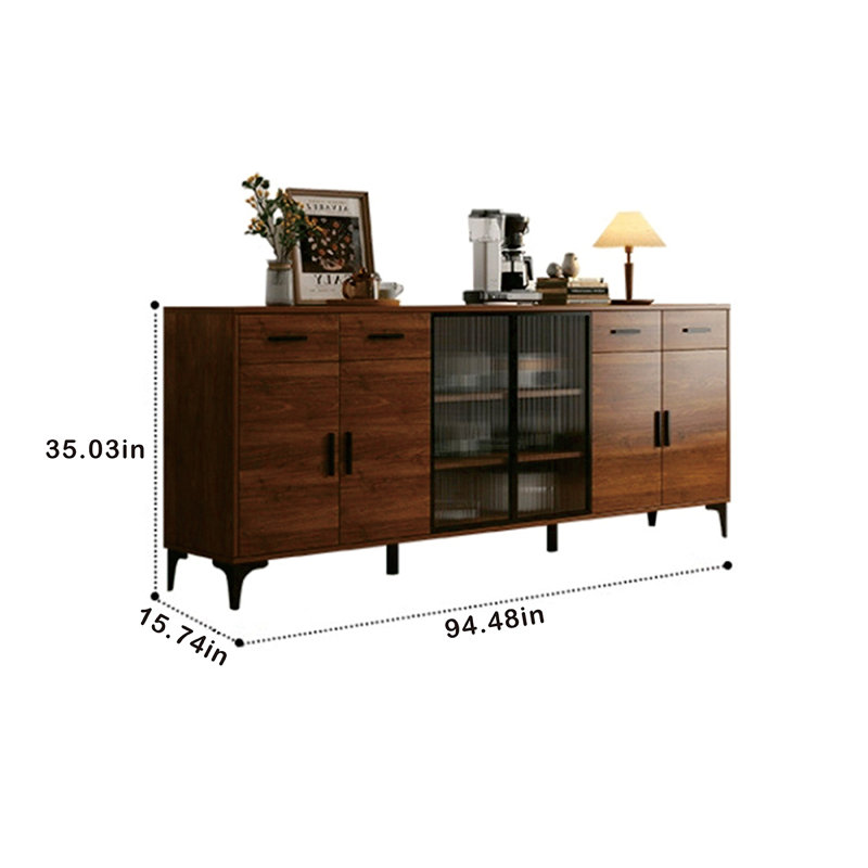 Zianah Sideboard, 35.03" H x 94.48" W x 15.74" D