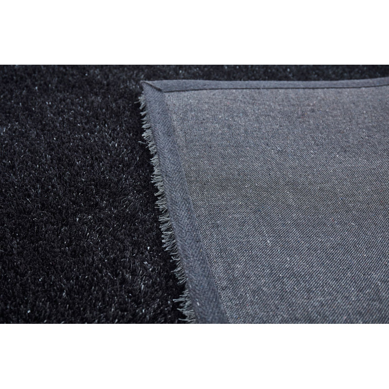 Tapis touffeté à la main Fuzzy Shaggy, Rectangulaire 2 pi x 3 pi