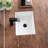 18.3" X 13.8" Undermount Bathroom Sink White Ceramic Rectangular Bathroom Sink Modern Vanity Sink with Overflow