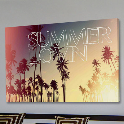 Summer Lovin by Sylvia Cook - Wrapped Canvas Print