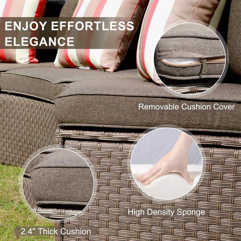 6 - Person Seating Group With Cushions