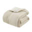 Édredon 3 pièces très grand / très grand taupe - Rembourrage alternatif 100% coton, garniture lavable au look moderne attrayant