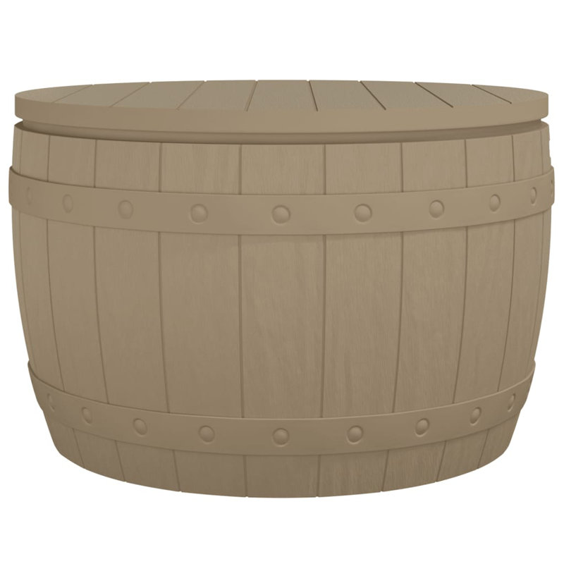 ClassicLiving Marysvale 67.5cm W 33.5L Plastic Deck Box in Light Brown