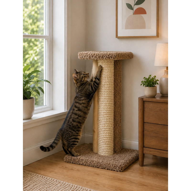 24'' H Cat Tree, Brown