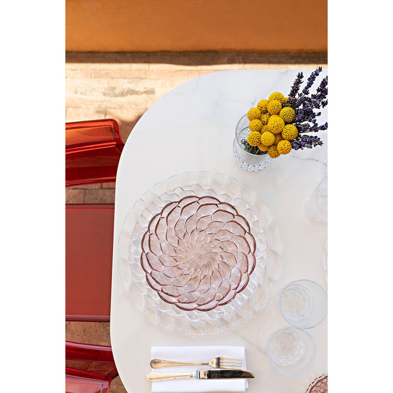 Jellies Dinner Plate, Crystal
