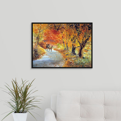 « amish automne » par jess hager, peinture sur toile