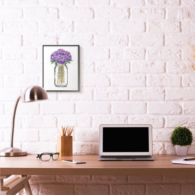 «Fashion Designer Flower Jar Mauve», impression