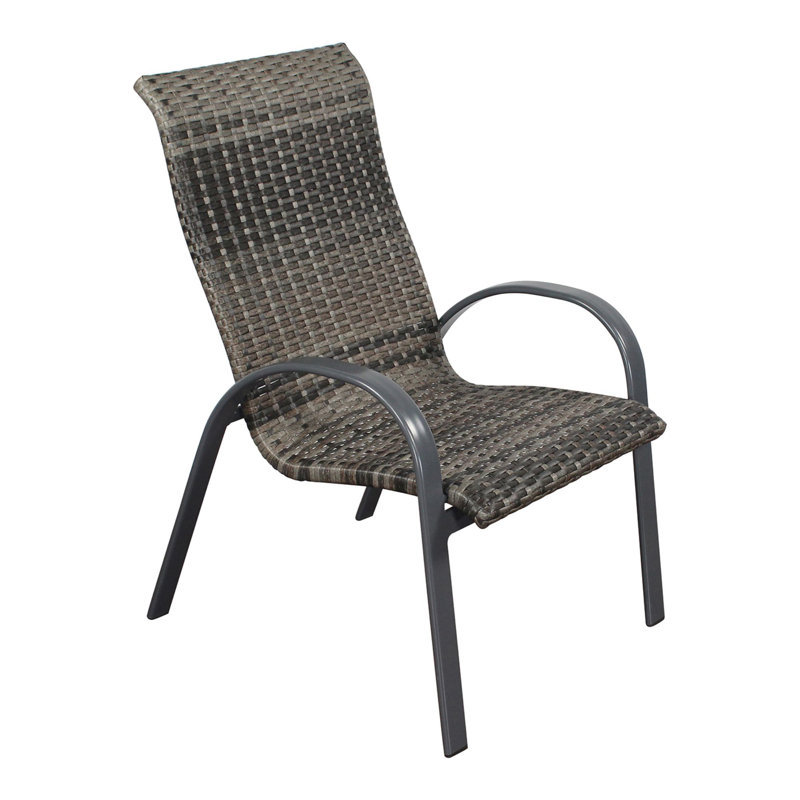 Fauteuil de patio empilable Abbie-Lea