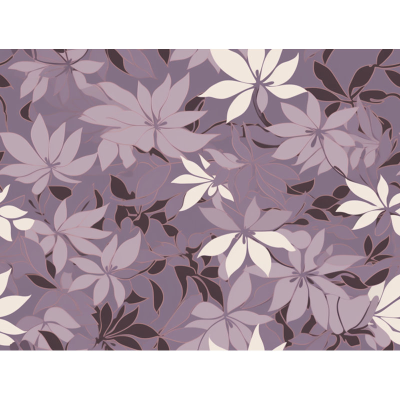 Motif floral de rideaux de fenêtre gris - 6044, L 40 po x L 61 po
