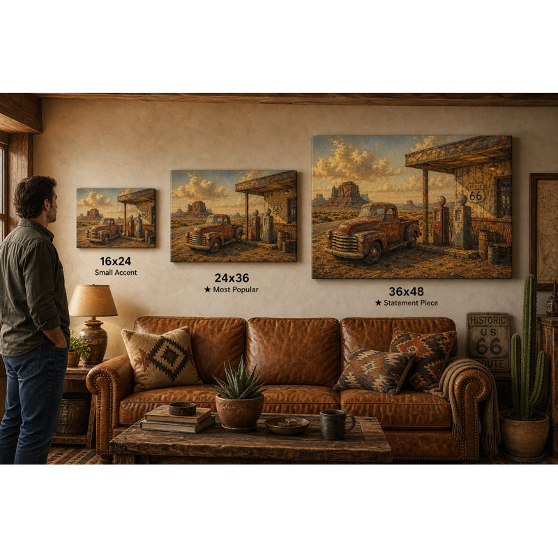 Art mural sur toile Farmhouse Porch, H 24 po x l 36 po x P 1,5 po