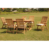 Euclid Outdoor 11 - Piece Teak Dining Set