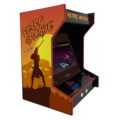 Tabletop Side-by-Side Arcade Machine with 22" Monitor and 5000 Retro Games - Fully Assembled