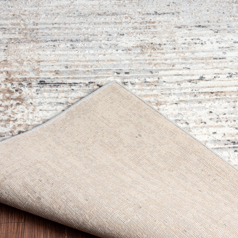 Tomaz Area Rug in Gray, Rectangle 7'6" x 9'6"