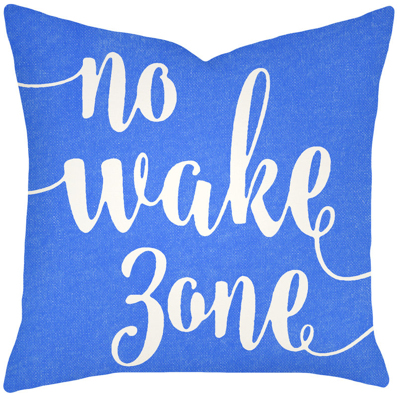 Throw Pillow, 16" H x 16" W, Blue