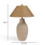 Lampe de table en jute et coton Tanga