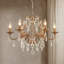 Lustres en cristal 6 lumières Dzesika