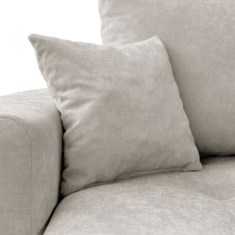 Ranika 3 - Piece Corner Sofa, Cream