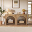 Ensemble de 2 tables de bout avec tablette de rangement Farmhouse-1730789070-1731350381