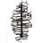 9 - Light Dimmable Geometric Chandelier